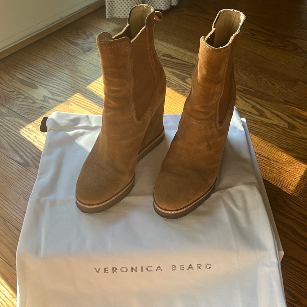 Veronica Beard Aari Suede Wedges